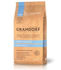 Grandorf Adult All breeds сухой корм для взрослых собак всех пород с белой рыбой и бурым рисом 1 кг. 